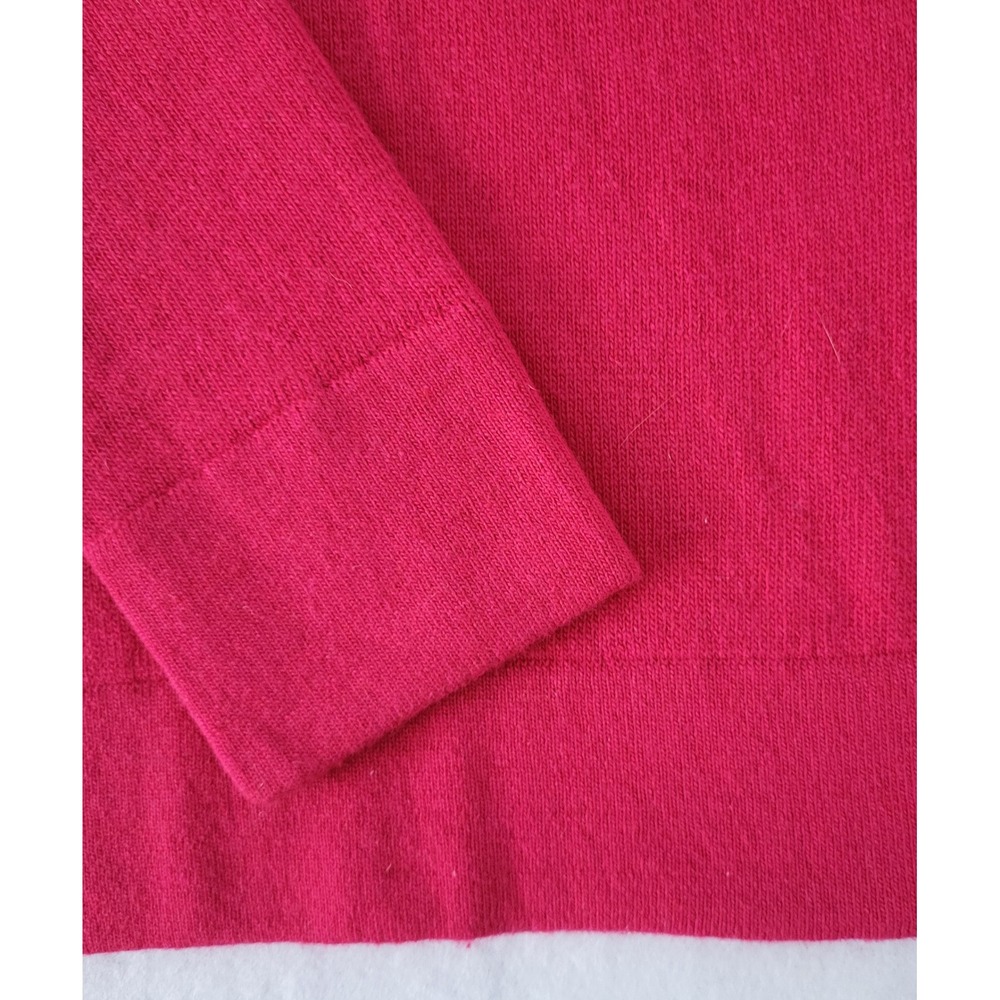 Banana Republic Filpucci V Neck Sweater Magenta Fuchsia S Wool‎ Cashmere Blend - Picture 4 of 7